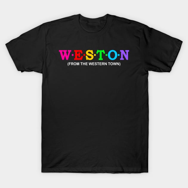 Weston - From the Western town. T-Shirt by Koolstudio